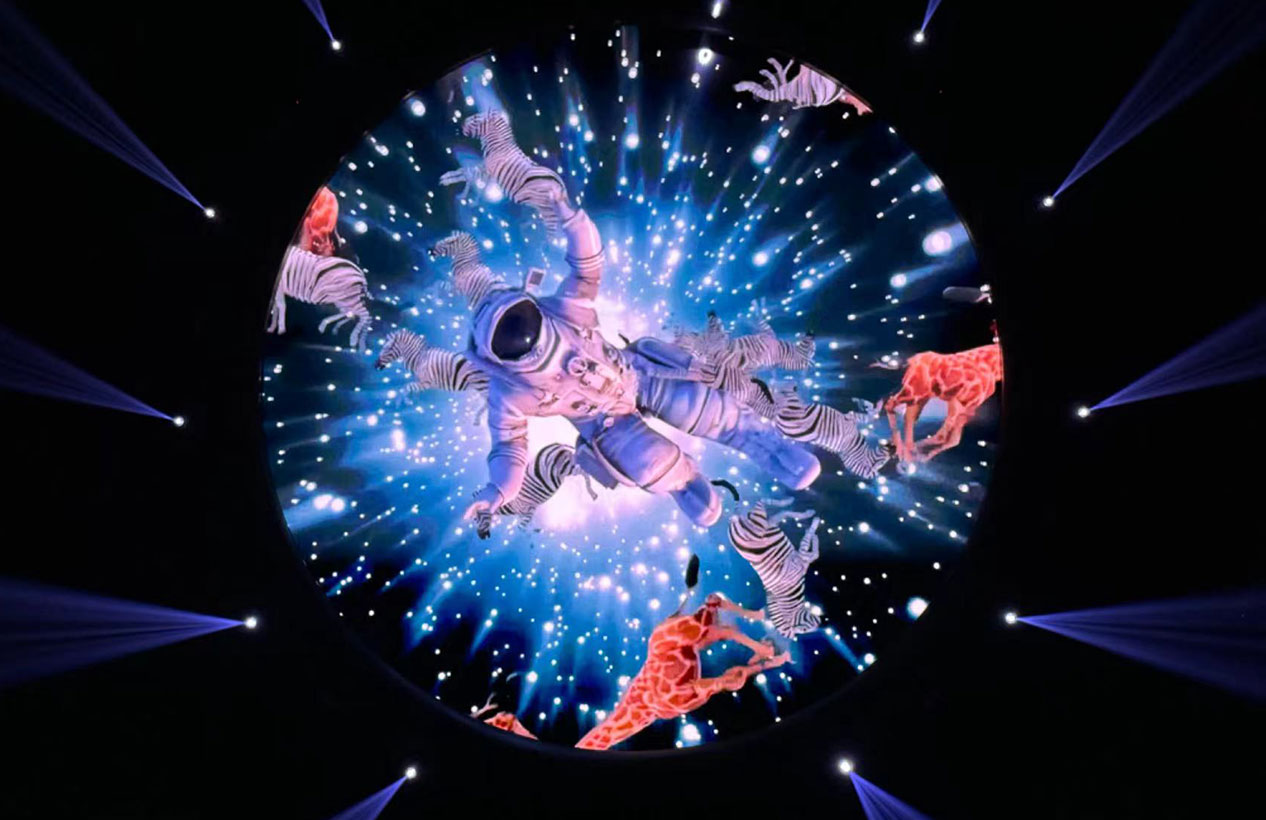 Creative circular LED display